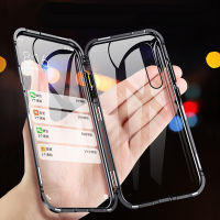 360 Full Protection Metal Magnetic Case Cover For Xiaomi Mi A3 Lite Double-sided Glass Case For Xiaomi Mi A3 Phone Cover Shell