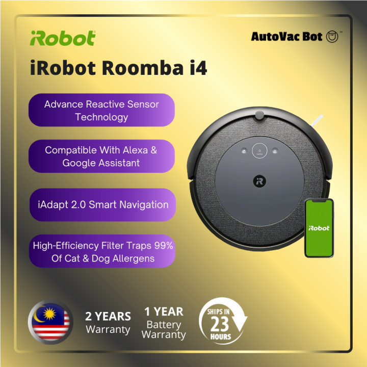 iRobot Roomba i4 WiFi Connected Robot Vacuum With Systematic
