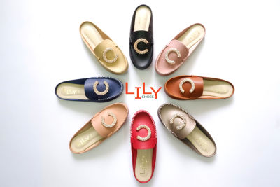 Lily Shoes รองเท้าคัทชูสวยๆ แบบ ตัว C ใหญ่ เปิดส้น ไซส์ 36 - 45