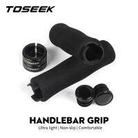 TOSEEK  Bicycle Grips Sponge Tape Cover Grips Non-slip Aluminum  Bicycle Handles MTB Cuffs Mountain Bike Grips Handlebars