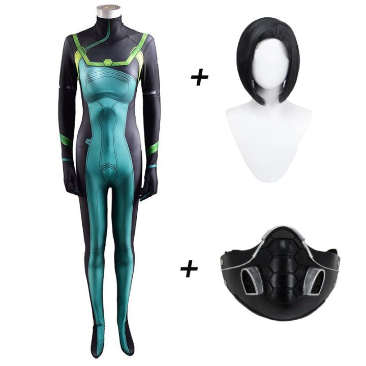 game-valorant-cosplay-viper-cosplay-mask-accessories-costume-3d-print-spandex-viper-jumpsuit-bodysuit-wig-full-sets-women-kids