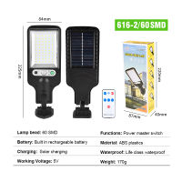 Solar Street Lights Outdoor Solar Lamp With 3 Light Mode Waterproof Motion Sensor Security Lighting for Garden Patio Path Yard