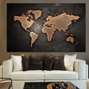 3d Wooden World Map - Best Price in Singapore - Jan 2024