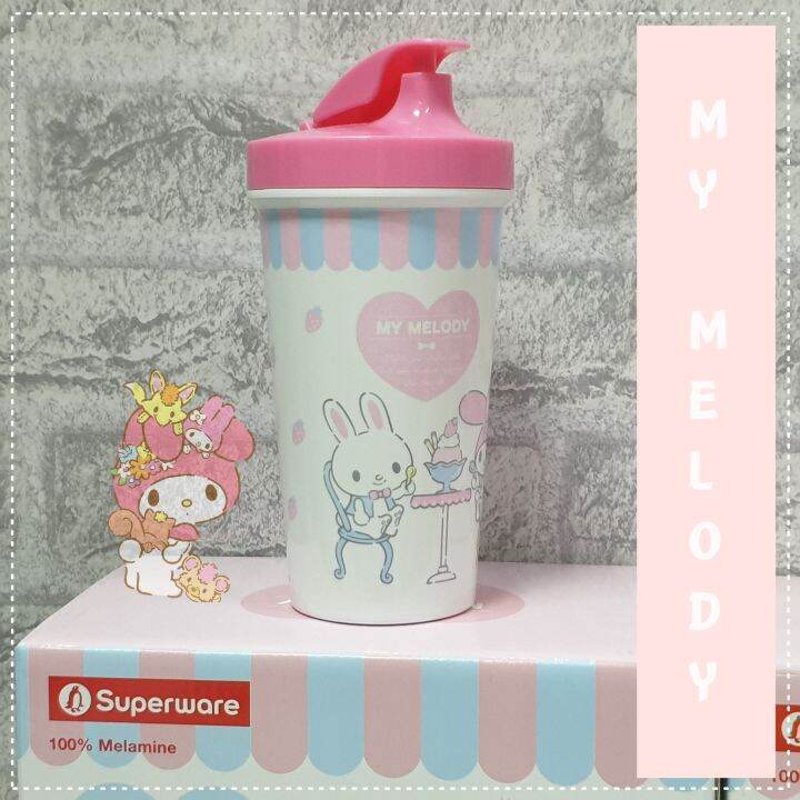 my-melody-กล่องเก็บอาหาร-แก้วน้ำ-แก้ว-mug-กระบอกน้ำ-พร้อมฝาปิด-ลาย-มาย-เมโลดี้
