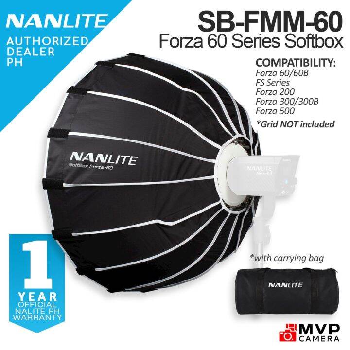 NANLITE Parabolic Softbox 60CM Quick Release | SB-FMM-60 MVP CAMERA ...