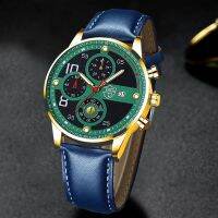 「Dark blue watch」แฟชั่นผู้ชายสแตนเลสนาฬิกาข้อมือผู้ชายธุรกิจ CasualWatchClock Montre Homme