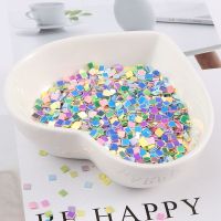 ELEGANT 10g/Pack Mixed Colors 2mm Square Shape Loose Sequins Paillettes Nail Arts Manicure MaterialWedding Decoration Confetti Craft