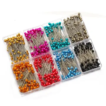 100 Pcs Pearlescent Color Positioning Pins Dressmaking Pins