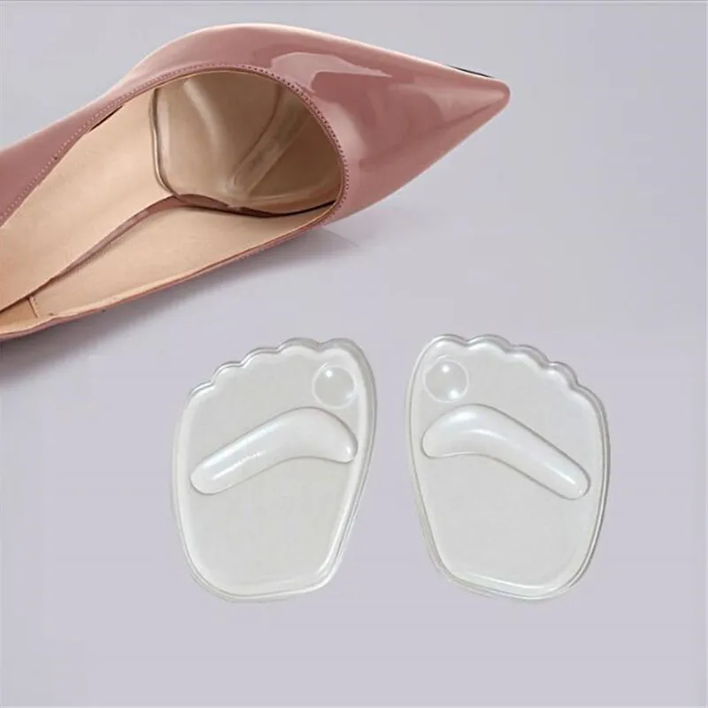 Relief Insole Silicone Anti-Slip Cushions Shoes Pads Foot 