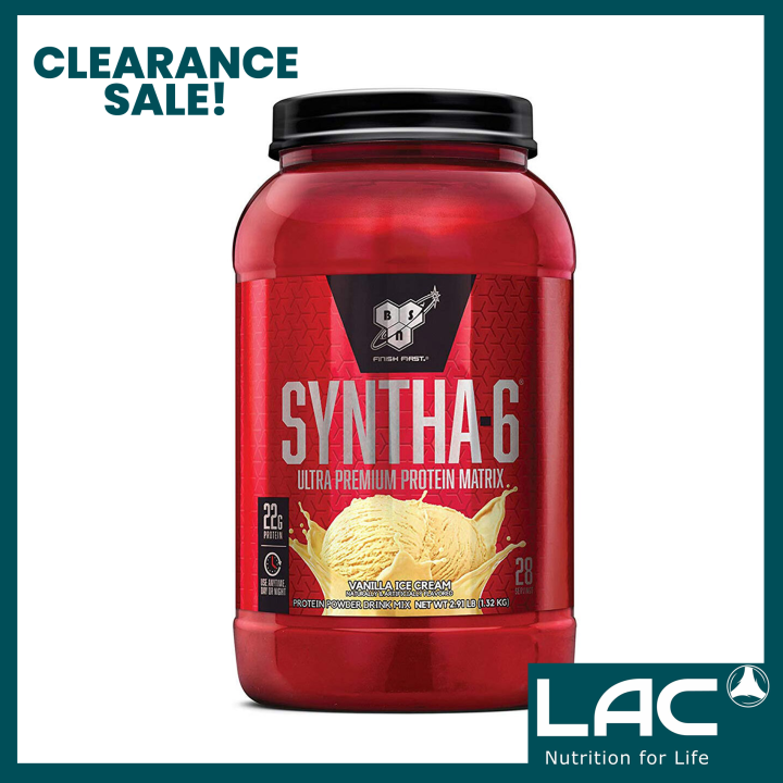 Bsn Syntha 6® Ultra Premium Protein Matrix Vanilla Ice Cream Flavor 291lb Best By 2077