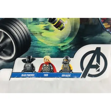 LEGO Marvel Avengers Speeder Bike Attack 76142 Black Panther and Thor  Buildable Superhero Toy (226 Pieces) 