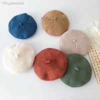 ☃❈❀ Korean Fashion Kids Berets Color Knitted Woolen Hats for Children Baby Caps Boys Hat