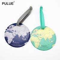 【DT】 hot  Fashion Map Luggage Tag Unisex Travel Accessories Silica Gel Suitcase ID Address Holder Baggage Boarding Tag Portable Bag Label