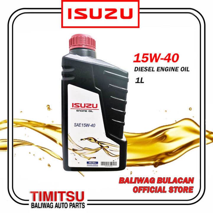 ISUZU 15W40 DIESEL ENGINE OIL 1LITER GENUINE Lazada PH