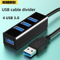 【LZ】◑♂  Alta Velocidade Cabo USB Divisor Cabos de Extensão Carregador Splitter Adaptador OTG para Telefone PC Portátil 4 Portas USB 3.0 Hub 30 cm 120cm