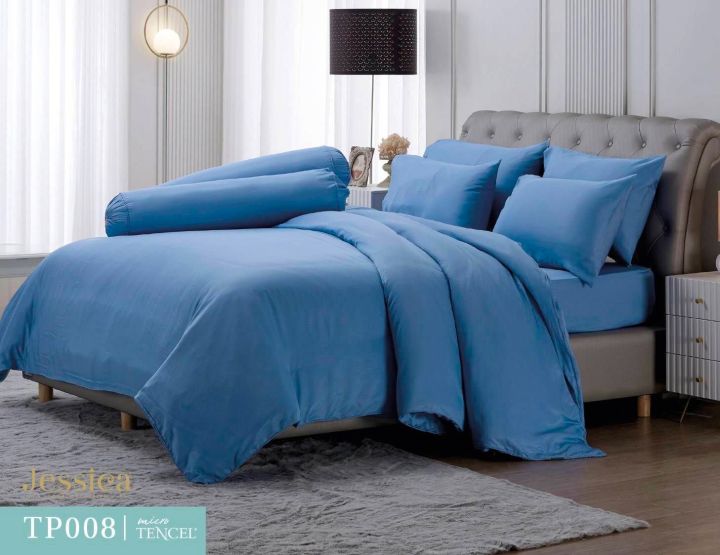 ผ้าปูที่นอน-ไม่รวมผ้านวม-ทอ500เส้น-เจสสิก้า-ไมโครเทนเซล-รุ่นสีพื้น-jessica-micro-tencel-เรียบหรู-plain-color