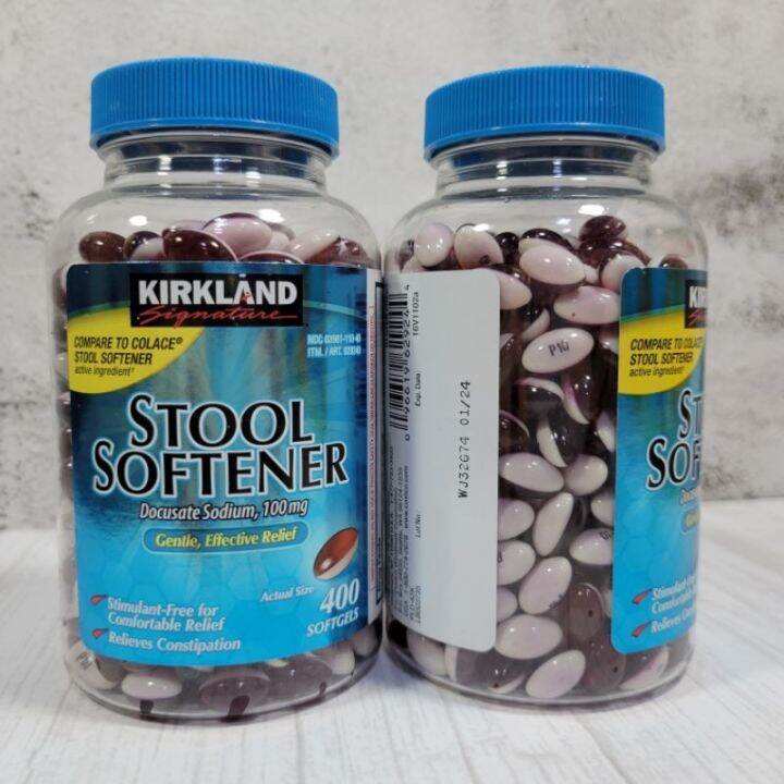 Kirkland Signature Stool Softener 100mg (400 Softgels) Lazada PH