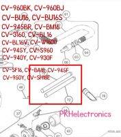 ท่อกระบองเครื่องดูดฝุ่น HITACHI-CV-780DC*921 (1 คู่)