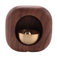 Solid Wood Wind Chime Suction Door Wind Chime Black Walnut Magnetic Suction Wind Chime Door Bell
