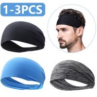 【cw】 1-3Pc FashionSweatband Breathable Absorbent Headband Sweat HairBand Super Elastic Soft SmoothYoga Gym 【hot】