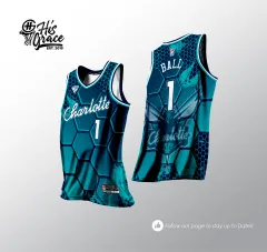 NBA ALL STAR BLUE RED JAMES HG JERSEY FULL SUBLIMATION