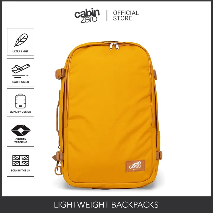 CabinZero Classic Pro 42L Hand Carry Luggage Travel Bag Lazada PH