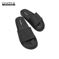 DAPPER รองเท้าแตะ DP Icon Embossed Pool Slide Sandals สีดำ