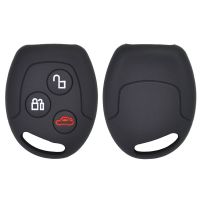 dvvbgfrdt Silicone Key Case Cover For Ford Focus KA Mondeo C-Max Transit Connect Fiesta Galaxy Puma Fushion Keyless Fob Shell