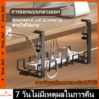 【จัดส่งจากกทม】รางเก็บสายแนวนอน ที่จัดระเบียบสายไฟ ถาดจัดระเบียบสายเคเบิลใต้โต๊ะ ถาดเก็บสายไฟ ปลั๊กพ่วงใต้โต๊ะ ชั้นวางปลั๊กพ่วง