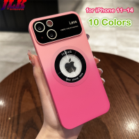 [JLK] Gradient For Magsafe Shockproof Phone Case For iPhone 14 Plus 13 12 Pro Max iphone11 promax Glass Lens Film Protective Matte Silicone Cover