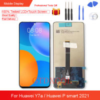 ต้นฉบับใหม่สำหรับ Huawei Y7a PPA-LX3จอแสดงผล LCD แบบสัมผัสหน้าจอประกอบดิจิไทเซอร์ทั้งชุดซ่อมแซมชิ้นส่วนสำหรับ Huawei P สมาร์ท2021 PPA-LX1 PPA-LX2 Lcds + กระจกเทมเปอร์ + เครื่องมือซ่อม