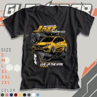 Honda JAZZ INDONESIA LIVE UP THE HYPE Car T-Shirt Jdm A1736 Automotive Sport Racing Street Distro Shirt