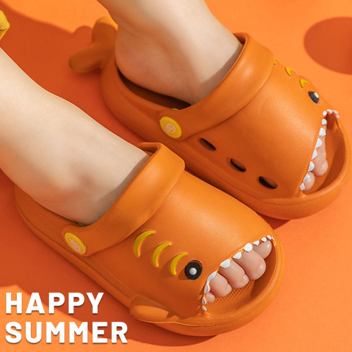 kids-cute-shark-sandals-non-slip-cartoon-summer-beach-slippers-colorful-soft-bottom-hole-shoes