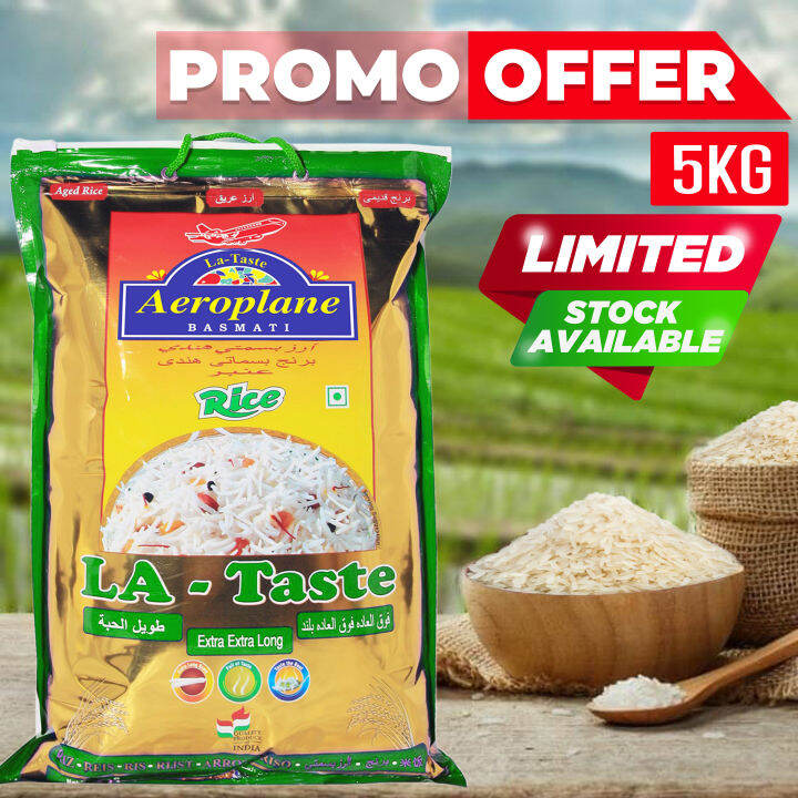 Aeroplane Basmati Rice Low Fat Cholesterol Free 5kg Lazada PH