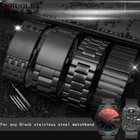 【CC】 on diesel steel strap 22mm 24mm 26mm 28mm 30mmLarge size Men Metal Wrist watch Band