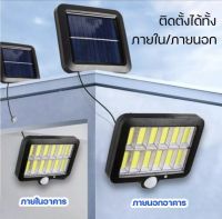 โคมไฟโซล่าเซลล์ Solar LED 170W (1 แถม 1) ไฟถนนโซล่าเซลล์ ไฟติดผนัง เซ็นเซอร์ ใช้พลังงานแสงอาทิตย์ ไฟถนน ไฟติดรั้วบ้าน โคมไฟโซล่าเซลล์ รุ่น PAE-160L