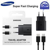 Original Samsung 25W Usb-C สำหรับ Samsung Galaxy S22 S21 FE S20หมายเหตุ20 Plus A73 fast Charger อะแดปเตอร์ชาร์จด่วน