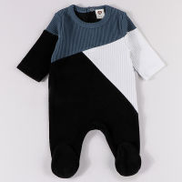 Baby Romper Pajamas Kids Clothes Long Sleeves Children Clothing Velour And Rib Baby Overalls Boy And Girl Clothes Footies Romper