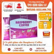 Cà phê giảm cân mâm xôi Raspberry Coffee Cà phê mâm xôi Chính hãng Hộp 15