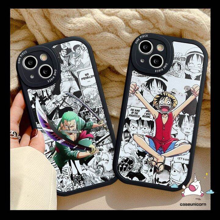 shuohaa166-เคสโทรศัพท์มือถือ-tpu-นิ่ม-ลายการ์ตูนอนิเมะ-one-piece-luffy-sauron-สําหรับ-iphone-11-xr-13-12-14-pro-max-7-8-plus-6-6s-plus-14-plus-x-xs-max-se-2020