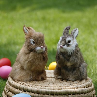 【CW】❁☼▣  Vivid Rabbits Fur Lifelike Easter Birthday