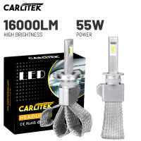 CARLITEK H7 H1 Led Fanless H4 Car Headlights H11 H8 H9 HB4 HB3 Lamps For Auto Fog Lights 6000K 9005 9006 high power Diodes Bulbs