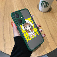 Cetus เคสโทรศัพท์แบบแข็งสำหรับ Vivo Y27น่ารักแสนซนการ์ตูนตาโตเด็กผู้หญิงมีน้ำค้างแข็งโปร่งใสฝาหลังเต็มตัวกันกระแทกเคสป้องกันกล้อง