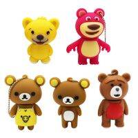 TEXT ME Cartoon 64GB cute Bear personality USB Flash Drive 4GB 8GB 16GB 32GB Pendrive USB 2.0 Usb stick