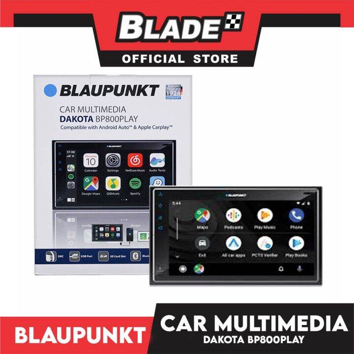 Blaupunkt Car Multimedia Dakota BP800PLAY Compatible with Android and