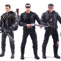 NECA7 -นิ้ว Terminator 2 T800 เกอร์ โมเดลตุ๊กตาตุ๊กตาเคลื่อนย้ายได้