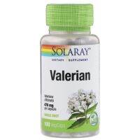 Solaray, Valerian, 470 mg, 100 VegCaps