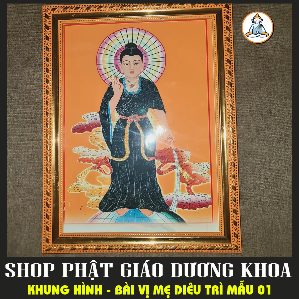 Khung Hình, Bài Vị Mẹ Diêu Trì Địa Mẫu Cực Đẹp, Khung A4 - Khung Ảnh Mẹ Địa  Mẫu Đề Thờ Hoặc Treo Tường | Lazada.Vn