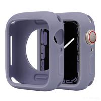 Cover Soft Silicone Protector Case for IWatch 8 45 41 44 40mm 38 42mm Watch Case Bumper for Apple Watch Series 7 6 5 4 3 2 1 SE