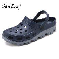 Summer Rubber Sandals Men Clogs Garden Shoes Size 49 50 51 52 53 Zuecos Hombre Cholas Man Clog Beach Shoes Big Wide Foot